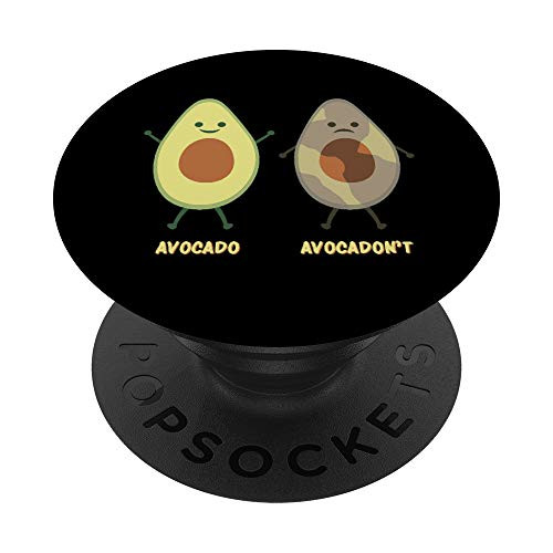 Avocadont Avocado Keto Low Carb Diet Gym Vegetable Meme PopSockets Grip and Stand for Phones and Tablets