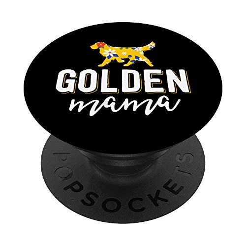 Floral Dog Mom Shirts For Women Gift Golden Retriever Mama PopSockets Grip and Stand for Phones and Tablets Floral Dog Mom Shirts For Women Gift Golden Retriever Mama PopSockets Grip and Stand for Phones and Tablets