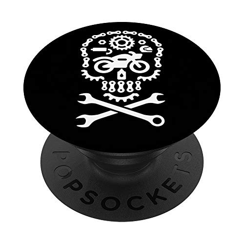 Funny Halloween skull cruiser motorcycle bike parts biker PopSockets Grip and Stand for Phones and Tablets