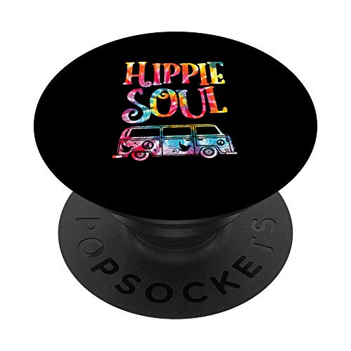 Hippie Tie Dye Van - Hippie Soul PopSockets Grip and Stand for Phones and Tablets Hippie Tie Dye Van - Hippie Soul PopSockets Grip and Stand for Phones and Tablets