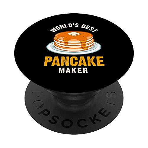 Pancake Maker gift breakfast lover Waffle PopSockets Grip and Stand for Phones and Tablets