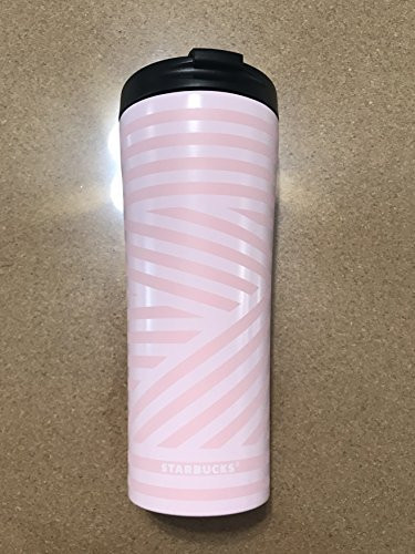 Starbucks 2018 Pink Zebra Line Tumbler - 16 fl oz