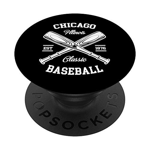 Chicago Baseball Classic Vintage Illinois Retro Fans Gift PopSockets Grip and Stand for Phones and Tablets Chicago Baseball Classic Vintage Illinois Retro Fans Gift PopSockets Grip and Stand for Phones and Tablets