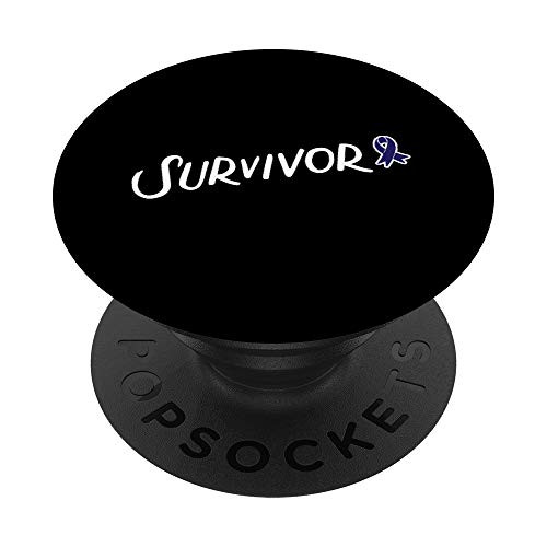 Colon Cancer Awareness Survivor Gifts for Women Men Ribbon PopSockets PopGrip Swappable Grip for Phones and Tablets Colon Cancer Awareness Survivor Gifts for Women Men Ribbon PopSockets PopGrip Swappable Grip for Phones and Tablets