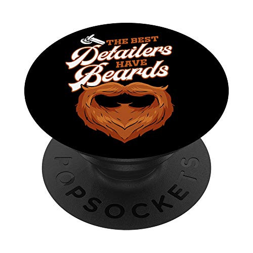 Auto Detailer Beard Vehicle Car Detailing PopSockets Grip and Stand for Phones and Tablets