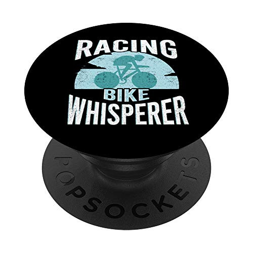 Racing Bike Whisperer Racing Bike Cyclist Gift Cycling PopSockets Grip and Stand for Phones and Tablets