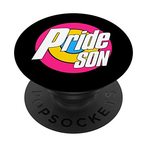Pansexual Son LGBTQ Gay Rights Pride Week Gifts PopSockets Grip and Stand for Phones and Tablets
