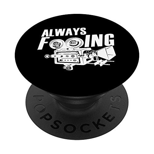 Funny Filmmaker Gift Always Filming - Film Director PopSockets Grip and Stand for Phones and Tablets Funny Filmmaker Gift Always Filming - Film Director PopSockets Grip and Stand for Phones and Tablets