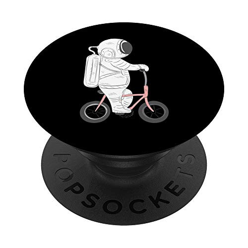 Astronaut Biking Bike Cycling Cyclist Bicycle Biker MTB Gift PopSockets Grip and Stand for Phones and Tablets