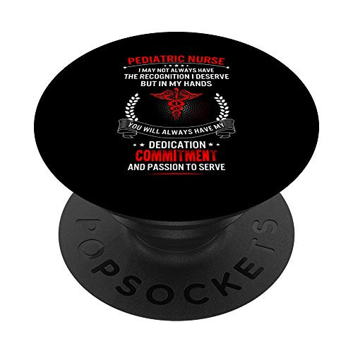 Pediatric Nurse Week My Hands Have Passion PopSockets Grip and Stand for Phones and Tablets
