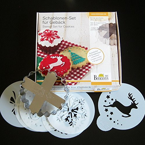 Christmas Cookie Cutter Stencil Set