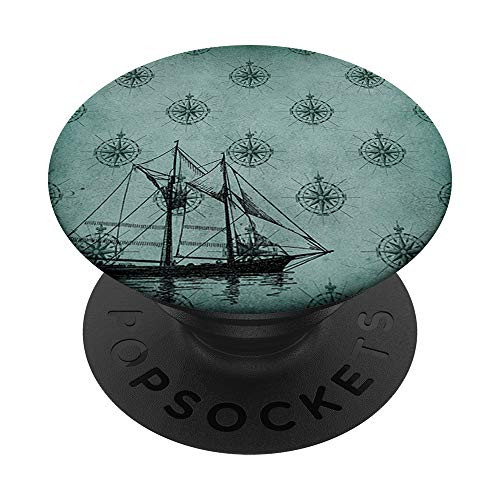 Old Sailboat Ship PopSockets Grip and Stand for Phones and Tablets