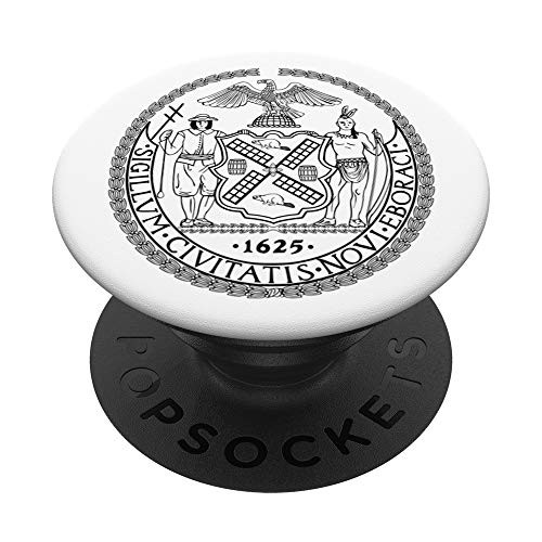 City of New York Seal Flag - New York USA PopSockets Grip and Stand for Phones and Tablets