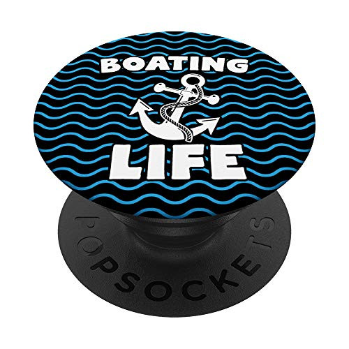 Boating Life Anchor Ocean Boat PopSockets Grip and Stand for Phones and Tablets