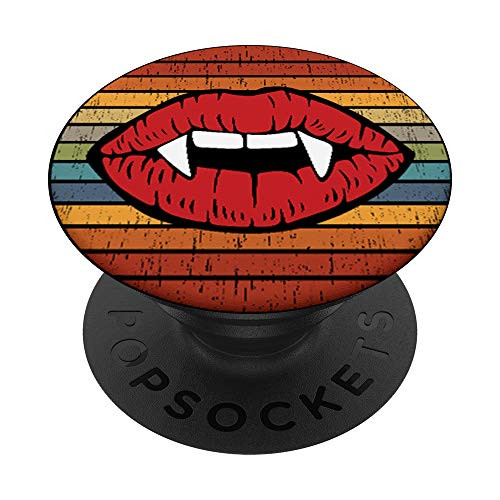 Classic Retro Vintage Style Red Vampire Lips and Fangs Goth PopSockets Grip and Stand for Phones and Tablets Classic Retro Vintage Style Red Vampire Lips and Fangs Goth PopSockets Grip and Stand for Phones and Tablets