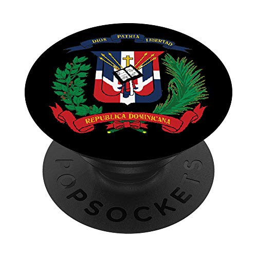Dominican Republic Coat Of Arms National Emblem PopSockets PopGrip Swappable Grip for Phones and Tablets Dominican Republic Coat Of Arms National Emblem PopSockets PopGrip Swappable Grip for Phones and Tablets