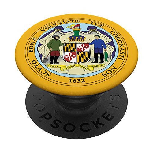 State of Maryland Seal Flag - In Love with my Home Country PopSockets Grip and Stand for Phones and Tablets