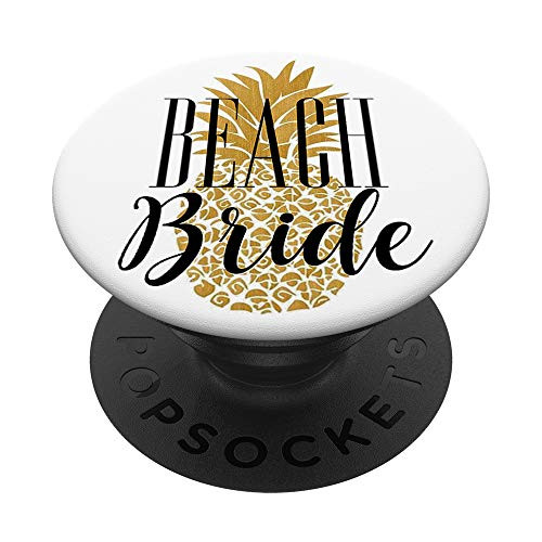 Beach Bride Bridesmaid Gift Wedding Favors Bachelorette PopSockets Grip and Stand for Phones and Tablets