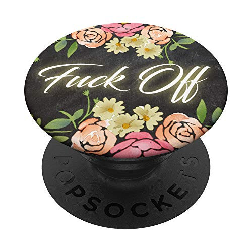 Fuck Off Phone Grip - PopSockets PopGrip Swappable Grip for Phones and Tablets