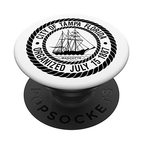 City of Tampa Seal Flag - Florida USA PopSockets PopGrip Swappable Grip for Phones and Tablets City of Tampa Seal Flag - Florida USA PopSockets PopGrip Swappable Grip for Phones and Tablets