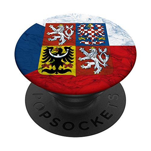 Czech Republic Stylized Coat of Arms Flag - Czech Pride PopSockets PopGrip Swappable Grip for Phones and Tablets Czech Republic Stylized Coat of Arms Flag - Czech Pride PopSockets PopGrip Swappable Grip for Phones and Tablets