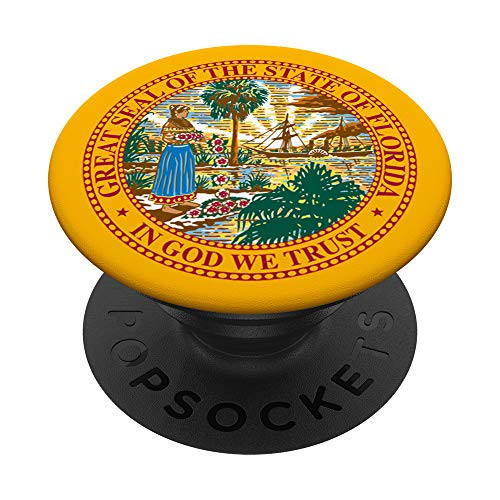 State of Florida Seal Flag - United States of America USA PopSockets PopGrip Swappable Grip for Phones and Tablets State of Florida Seal Flag - United States of America USA PopSockets PopGrip Swappable Grip for Phones and Tablets