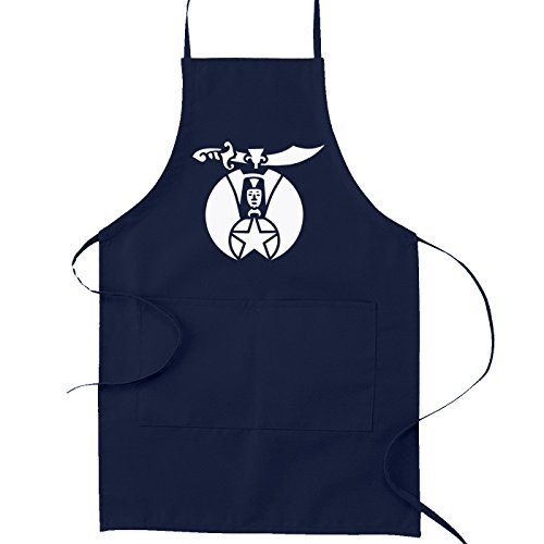 Shriner Masonic Cooking Kitchen Apron - [Navy Blue]