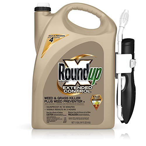 Roundup Extended Control Weed and Grass Killer Plus Weed Preventer II Ready-to-Use Comfort Wand Sprayer  1-10-Gallon