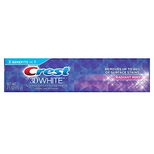 Crest 3D White Radiant Mint Toothpaste  2-5 Oz