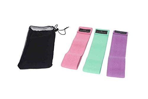 FixtureDisplays Resistance Bands for Legs and Butt Exercise Bands - Non Slip Elastic Booty Bands 3 Levels Workout Bands Women Sports Fitness Band for FixtureDisplays Resistance Bands for Legs and Butt Exercise Bands - Non Slip Elastic Booty Bands 3 Levels Workout Bands Women Sports Fitness Band for