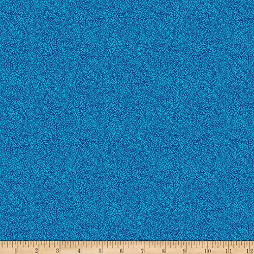 QT Quilt Fabrics Digital Mika Vine Dark Turquoise