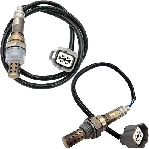 Automotive-leader 2pcs 234-4620 234-4621 Upstream Downstream Oxygen O2 Sensor 1 and Sensor 2 for Honda Accord 2-3L F23A1 and F23A5 Engine 1998 1999 2000