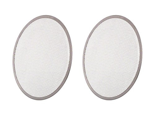 Set of 2 Update International (PS-14) 14" Pizza Screen bundled by Maven Gifts