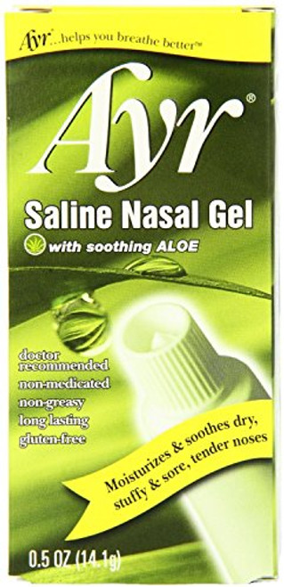 Ayr Saline Nasal Gel with Soothing Aloe  Pack of 3
