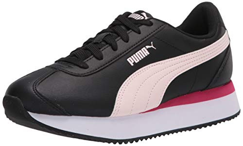 PUMA womens Turin Platform Sneaker  Puma Black-rosewater  11 US