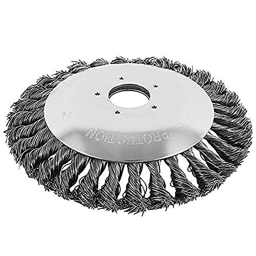 TCBWFY 8inch Weed Wired Trimmer Blade Unbreakable Pavement Surface Grass Trimmer Brush Cutter Blade Grass Cutter Blade Trimmer Weeds Grass