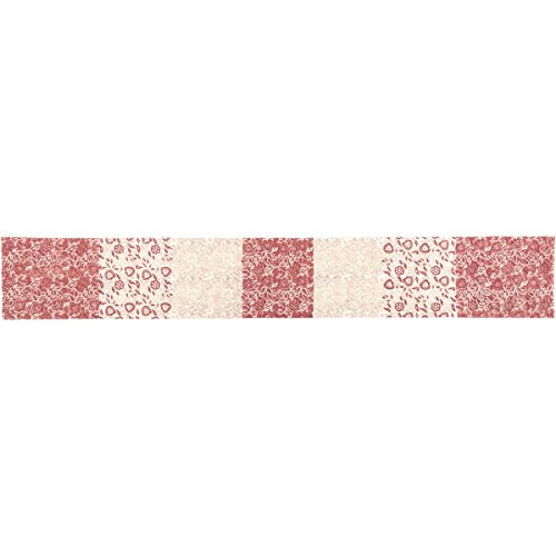VHC Brands Farmhouse Tabletop & Kitchen-Danielle Runner, 13" x 90", Red VHC Brands Farmhouse Tabletop & Kitchen-Danielle Runner, 13" x 90", Red
