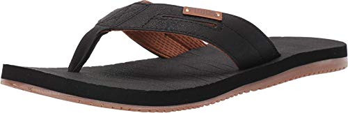 Flojos Mens WAVERUNNER Sandals  Black-Gum  9 M US