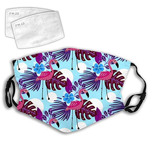 Comfortable Printed mask Summer Tropical Windproof Facial decorations for man and woman