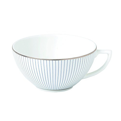 Wedgwood Jasper Conran Teacup in Blue Stripe, Multicolor