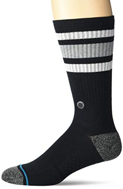 Stance Mens Crew Sock BOYD ST black Large Stance Mens Crew Sock BOYD ST black Large