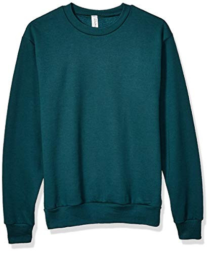 Marky G Apparel Mens Flex Fleece Drop-Shoulder Sweatshirt  Forest  XS