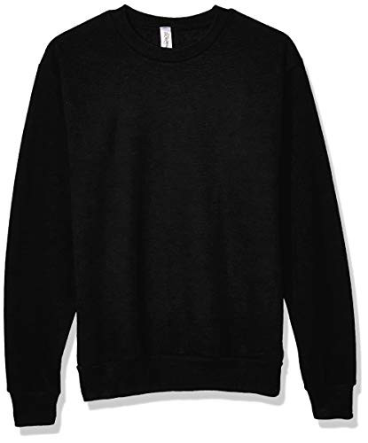 Marky G Apparel Mens Flex Fleece Drop-Shoulder Sweatshirt  Black  2XL