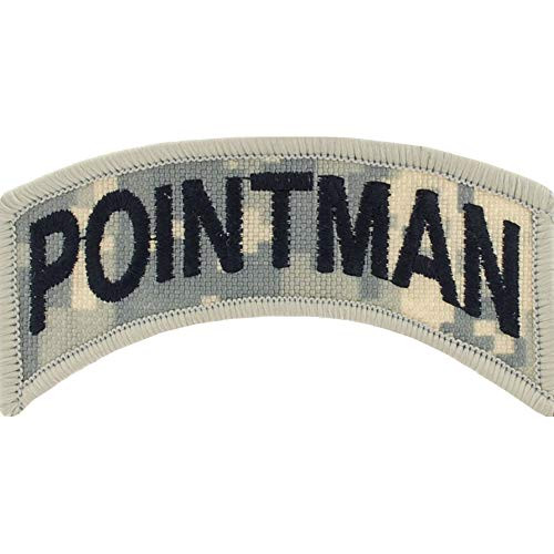 United States Army Pointman Tab Patch  Digital Camouflage  with Iron-On Adhesive