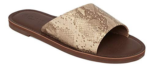 Roxy womens Helena Slide Sandal snakeskin 9 M US