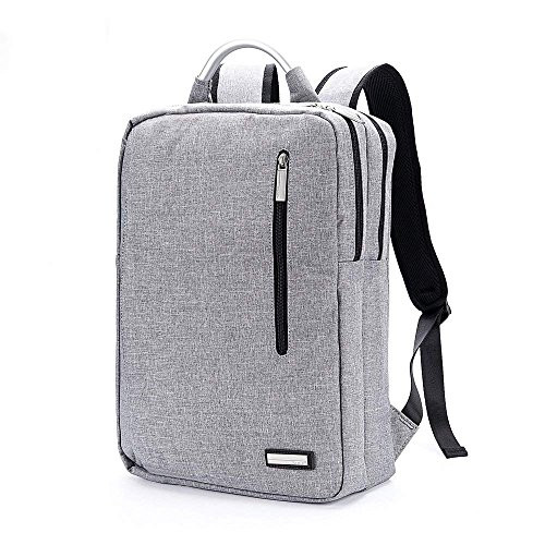 Business Laptop Backpack 15.6 Inch Travel Computer Bag for Women and Men Anti Theft Water Resistant College School Bookbag,Slim Business Backpack for Laptop and Notebook - Grey Business Laptop Backpack 15.6 Inch Travel Computer Bag for Women and Men Anti Theft Water Resistant College School Bookbag,Slim Business Backpack for Laptop and Notebook - Grey
