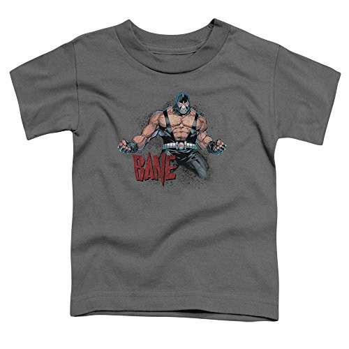 Batman Bane Flex Unisex Toddler T Shirt for Boys and Girls  Medium -3T- Charcoal