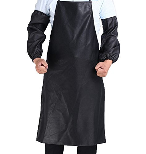 BBQ Apron Funny Aprons Grill Aprons Kitchen Chef Aprons with Arm Sleeves for Barbecue, Baking, Cooking, Grilling, Dad Gift