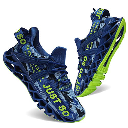 COKAFIL Mens Running Shoes Athletic Walking Tennis Shoes Blade Fashion Sneakers