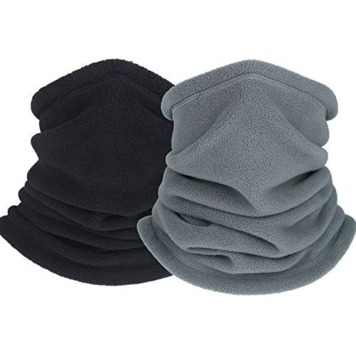 SHEEFLY Neck Warmer Gaiter  Windproof Face Mask Polar Fleece Neck Warmer for Skiing Cycling